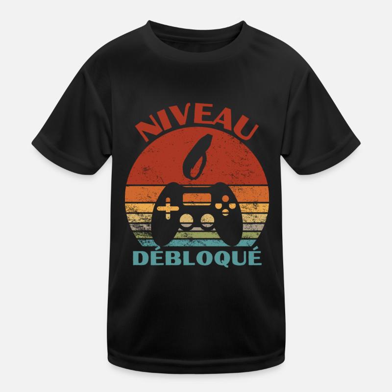 niveau 6 débloqué - anniversaire T-shirt sport Enfant
