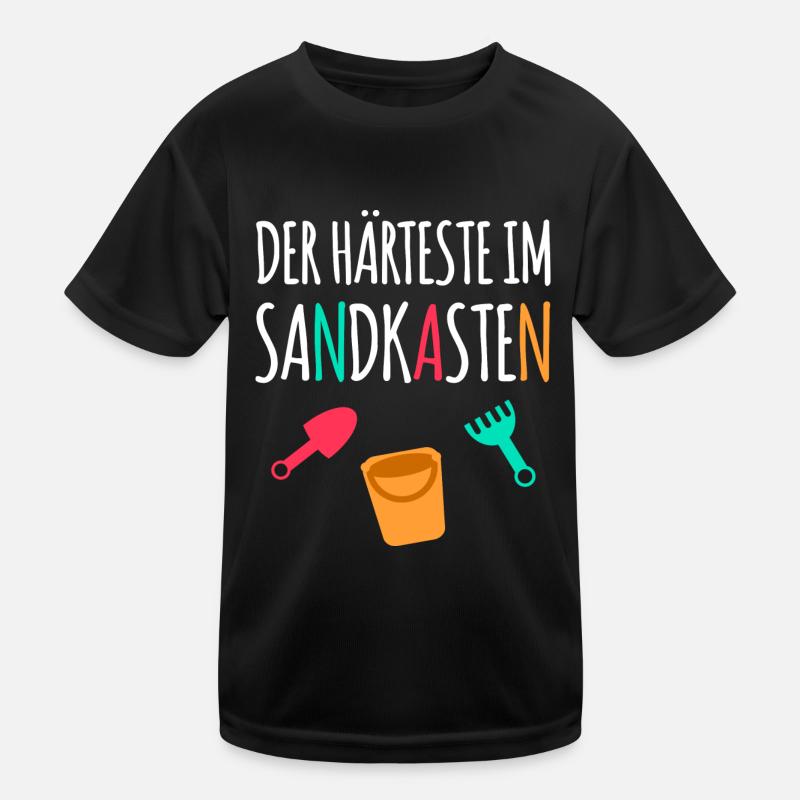 Sandkasten Kinder Funktions-T-Shirt