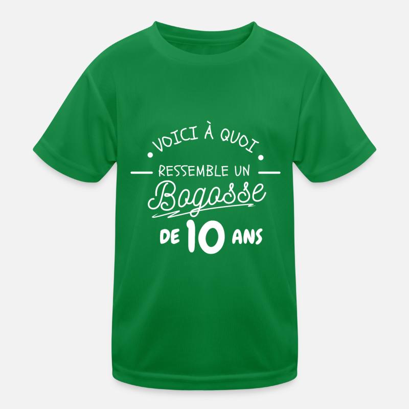This is what a handsome 10-year-old kid looks like Kids Functional T-Shirt