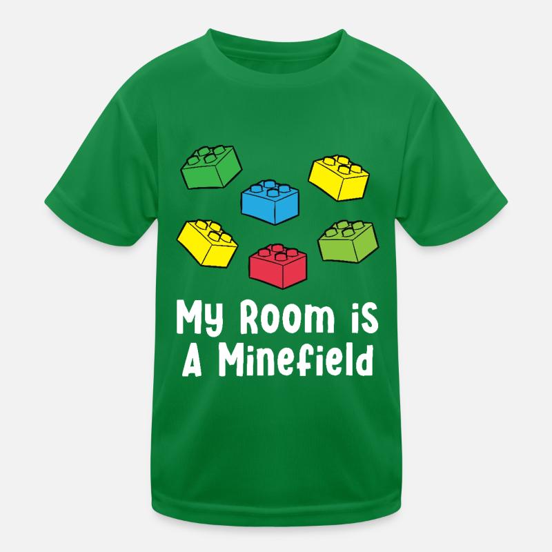 Brick Builder Brick Building Master Builder Kids Functional T-Shirt