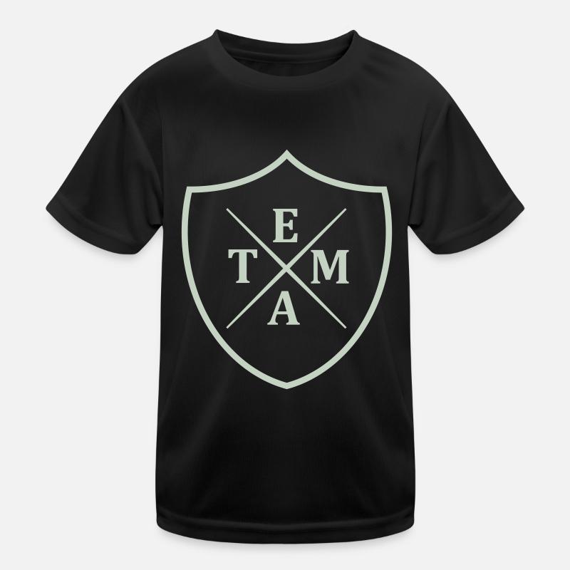 Team Crest Kids Functional T-Shirt