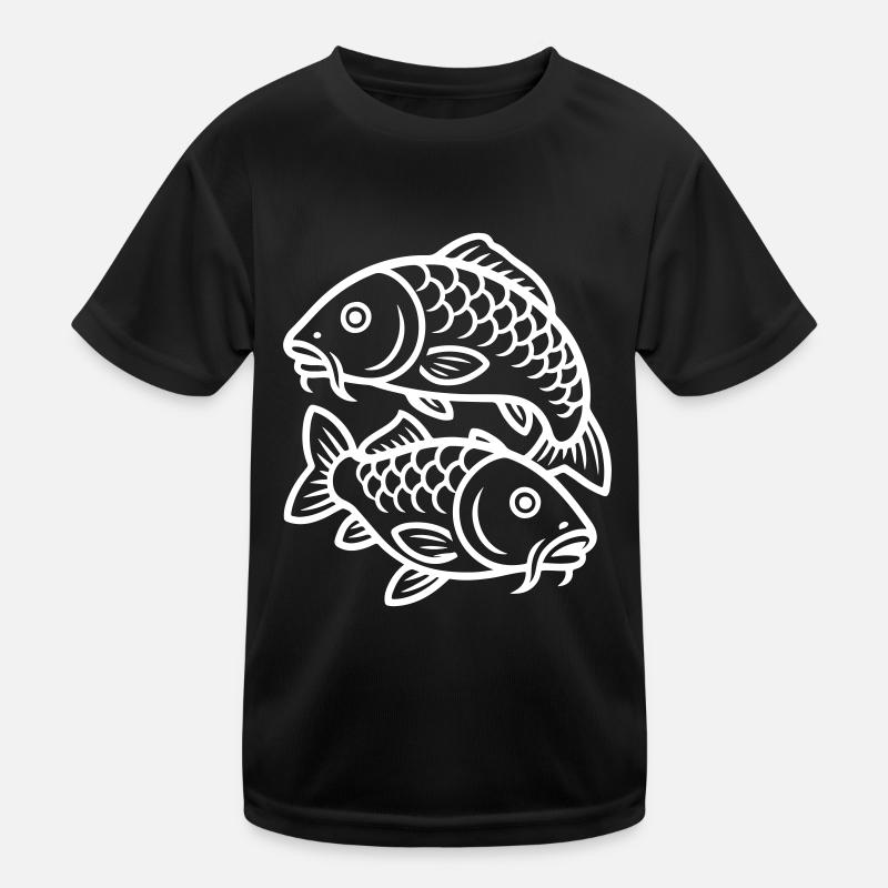 Fische Karpfen Kinder Funktions-T-Shirt
