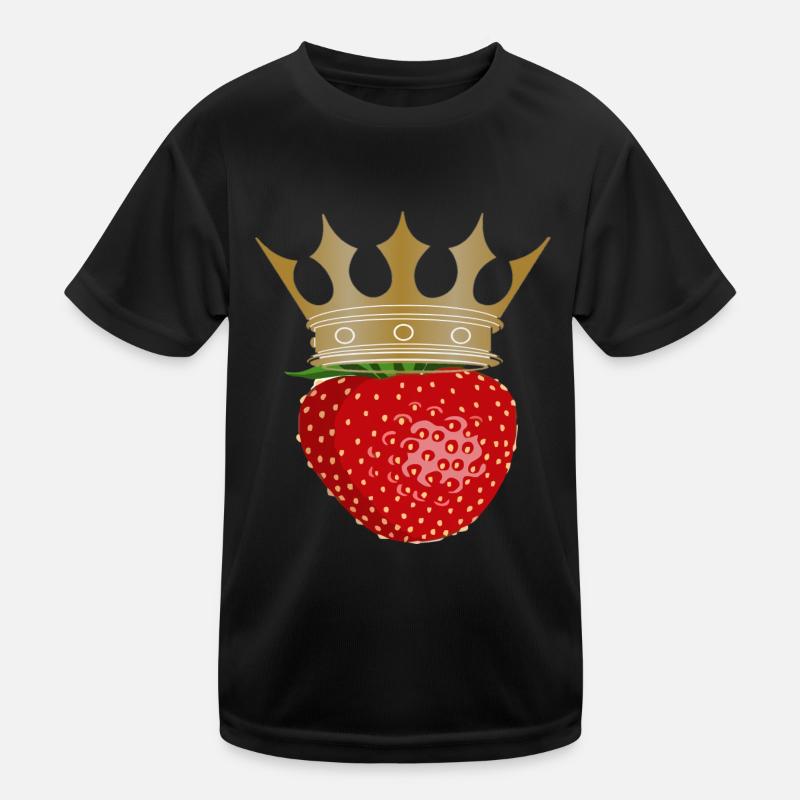 Erdbeere Kinder Funktions-T-Shirt