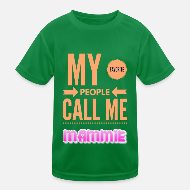 Mama Mutter Mama Mutter Mutter Mutter Mutter Mutter Kinder Funktions-T-Shirt