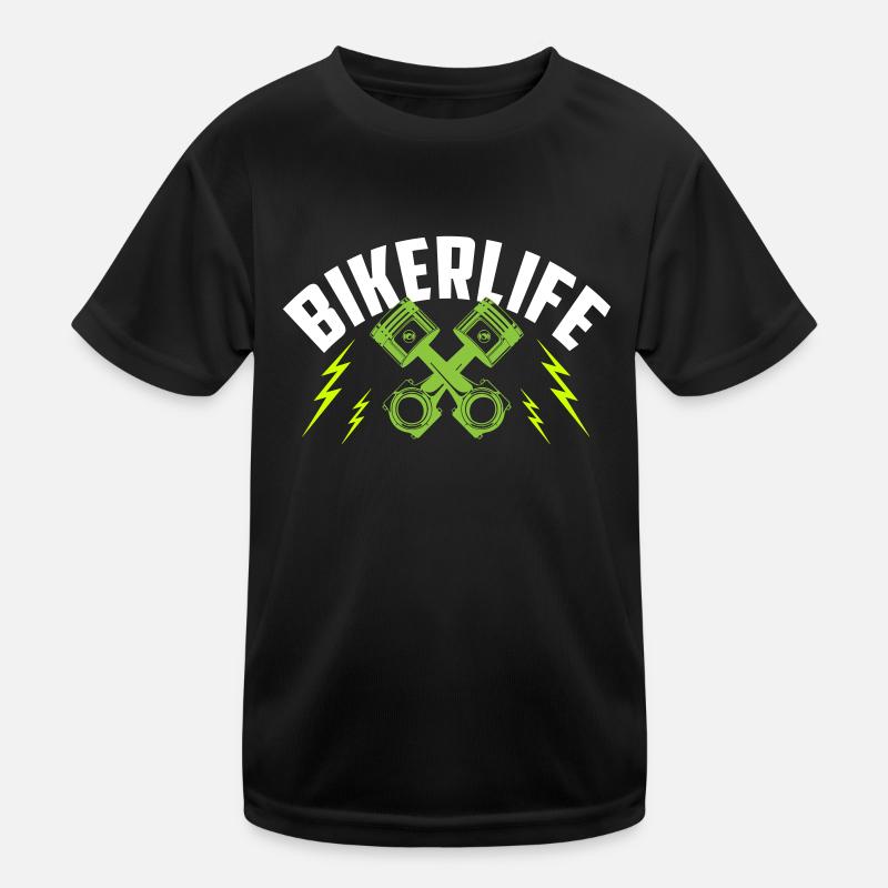 Bikerlife | Farben änderbar Kinder Funktions-T-Shirt