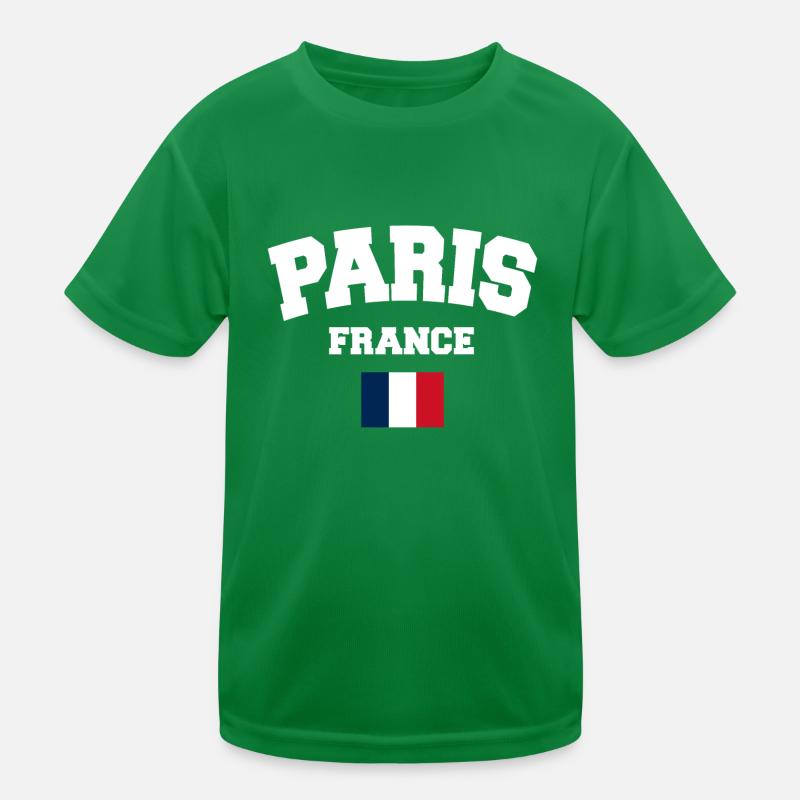 Paris Kinder Funktions-T-Shirt