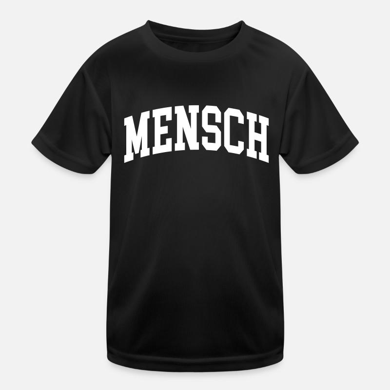 Mensch Kinder Funktions-T-Shirt