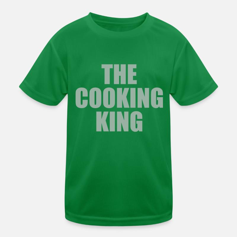 the cooking king Kinder Funktions-T-Shirt