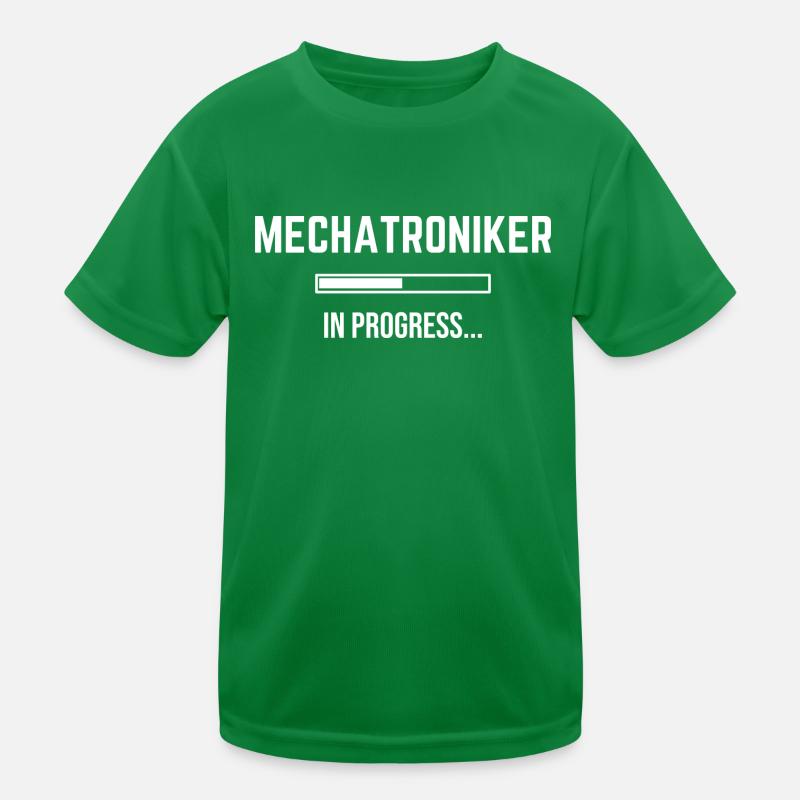Mechatroniker In Progress Kinder Funktions-T-Shirt