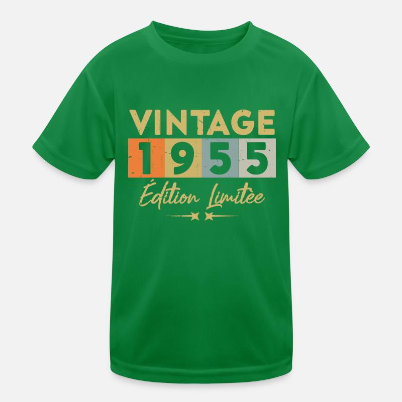 Vintage 1955 Édition Limitée T-shirt sport Enfant