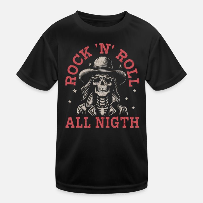Rock Kinder Funktions-T-Shirt