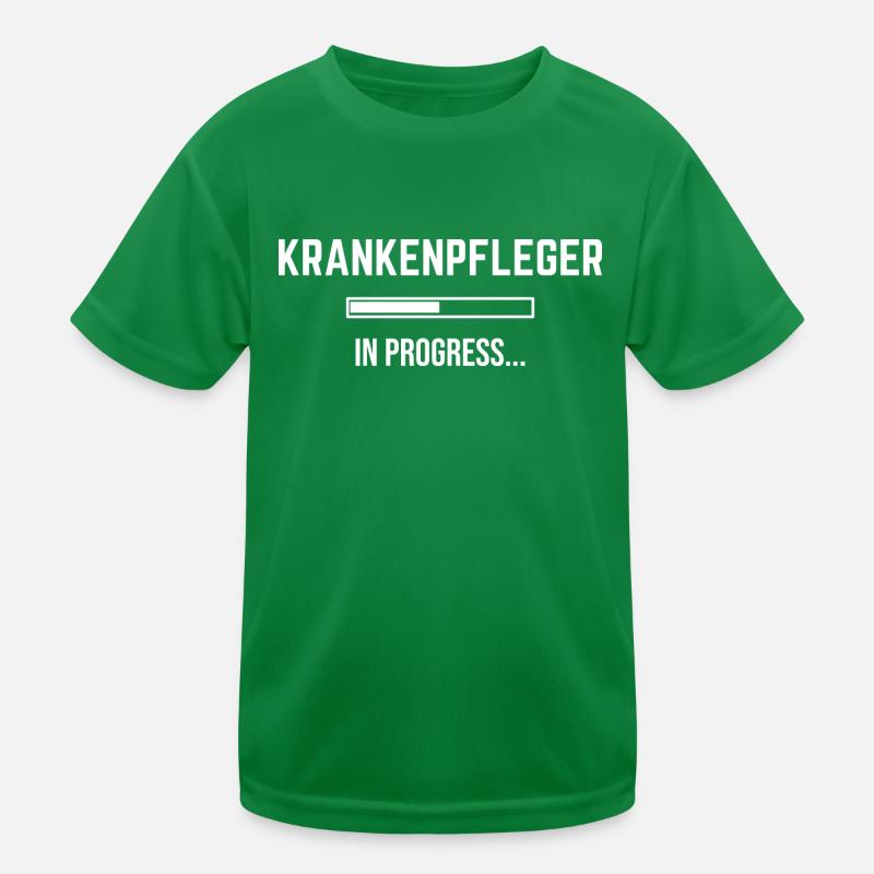 Krankenpfleger In Progress Kinder Funktions-T-Shirt