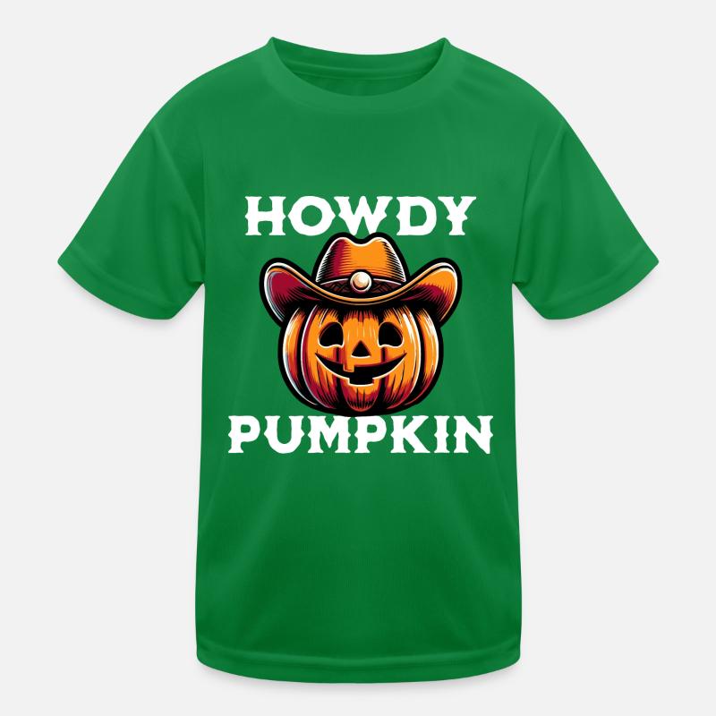 Howdy Pumpkin Kids Functional T-Shirt