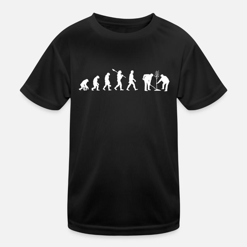 Zwei Förster - Evolution des Menschen / Darwin Kinder Funktions-T-Shirt
