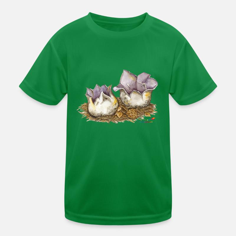 Coupe de la Couronne (Sarcosphaera coronaria) T-shirt sport Enfant