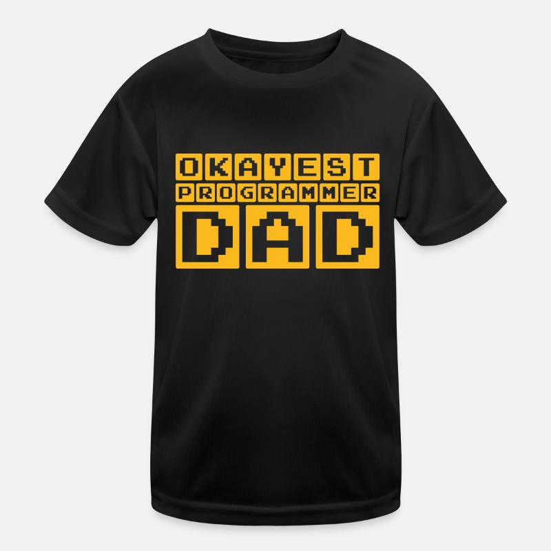 Average Programmer Dad Kids Functional T-Shirt