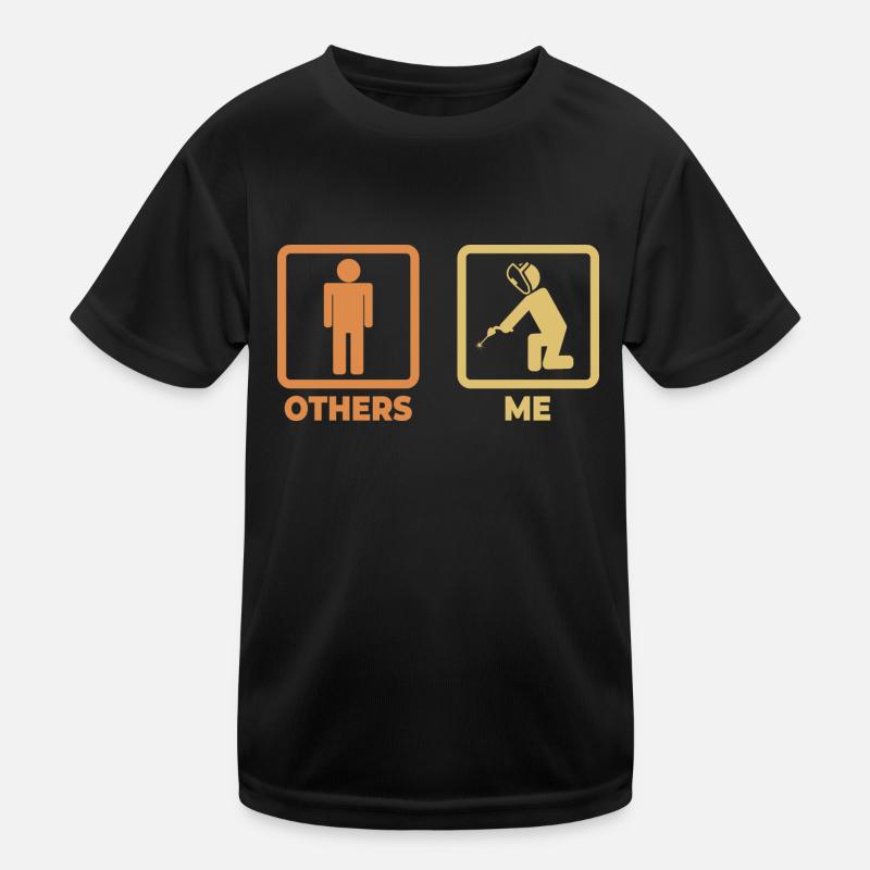 Soudeur drôle T-shirt sport Enfant