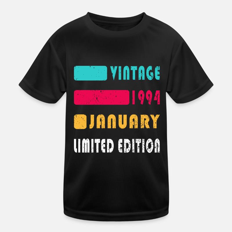 30e anniversaire 30 ans janvier 1994 T-shirt sport Enfant