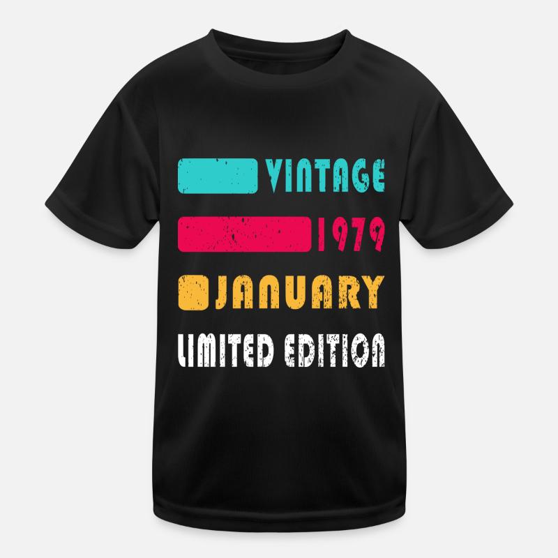 45e anniversaire 45 ans Janvier 1979 T-shirt sport Enfant