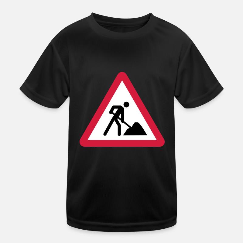 Building Site Kids Functional T-Shirt