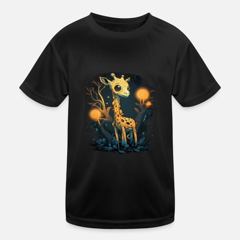 Cute giraffe Kids Functional T-Shirt
