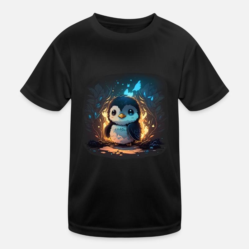Cute Penguin Kids Functional T-Shirt