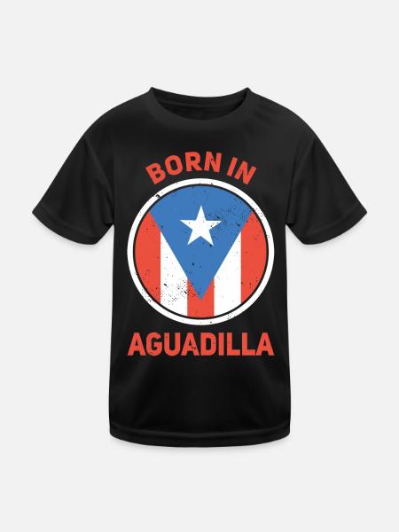 Aguadilla Puerto Rico - Kids Functional T-Shirt - black - Front