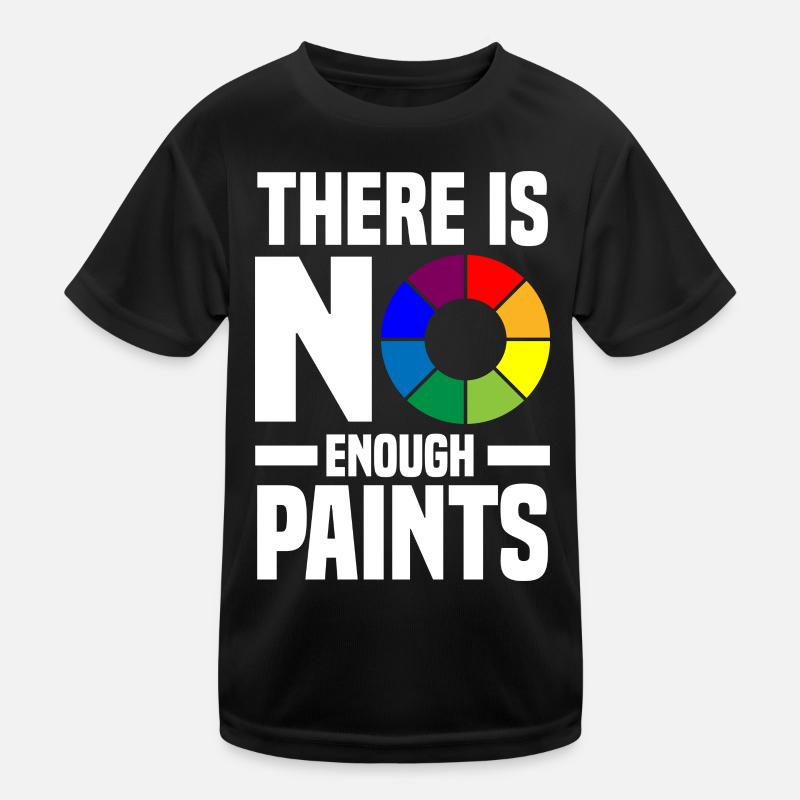 Acrylgießen Geschenke | Maler Kunst Leinwand Farbe Kinder Funktions-T-Shirt