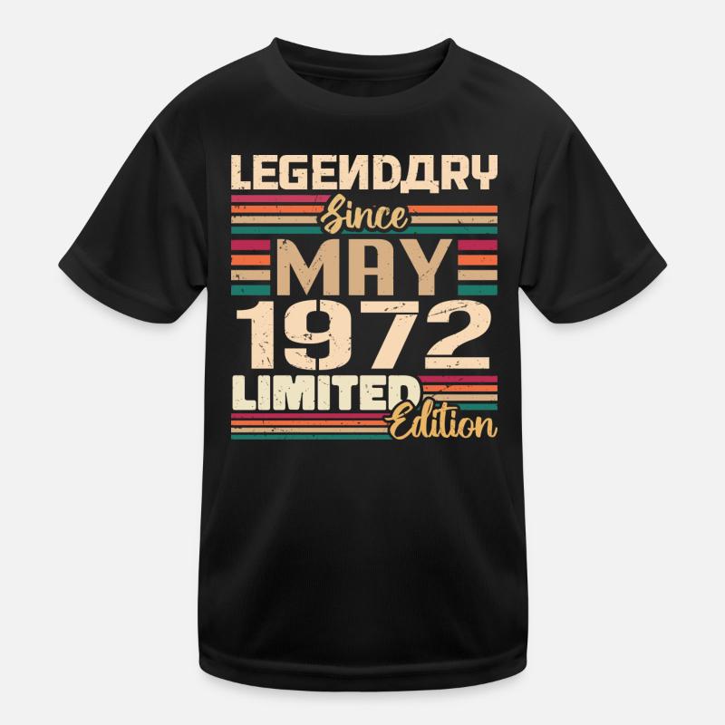 May 1972 May - Jubilee May 1972 Kids Functional T-Shirt