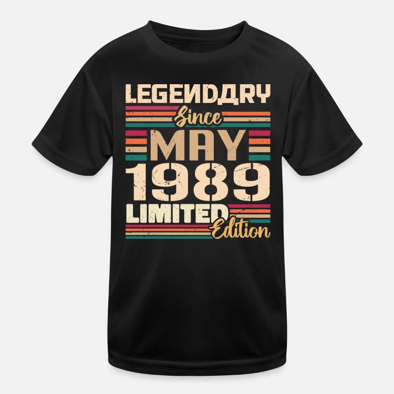 May 1989 May - Jubilee May 1989 Kids Functional T-Shirt