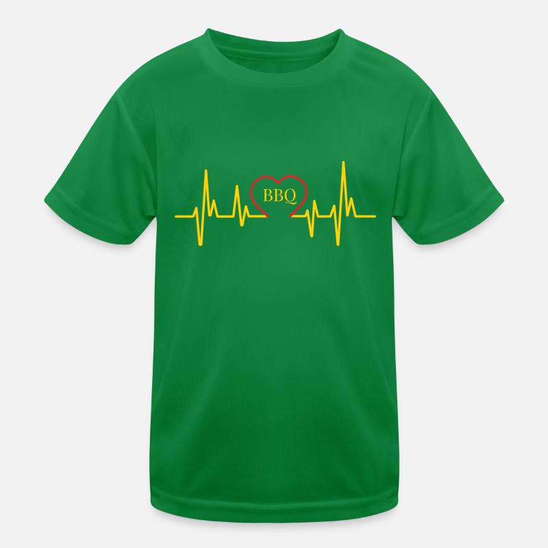 Ich liebe ''BBQ'' Kinder Funktions-T-Shirt