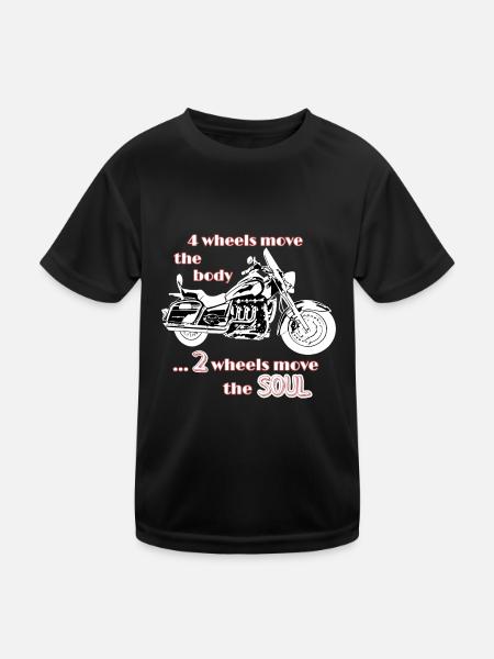 Motorcycle Rocket 3 Touring Bike - Kids Functional T-Shirt - black - Front