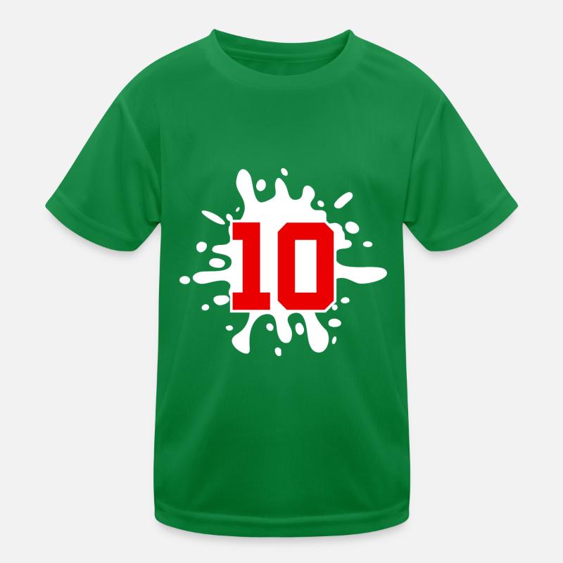 10 Nombre d’objets blob T-shirt sport Enfant
