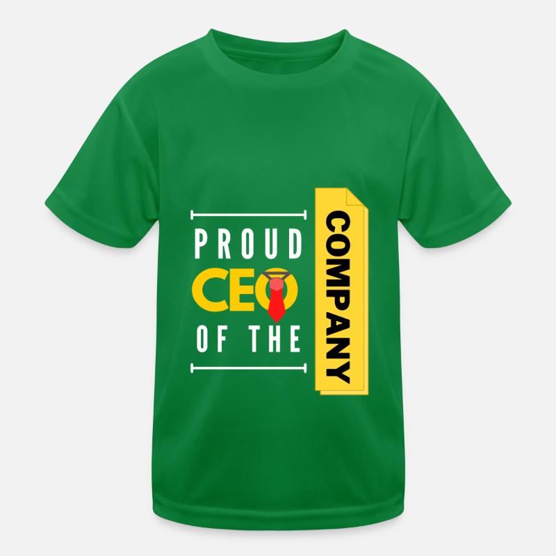 fier PDG de mon entreprise T-shirt sport Enfant