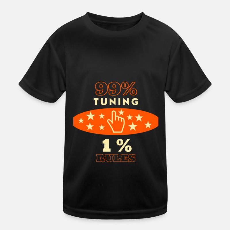99% Réglage 1% Règles T-shirt sport Enfant