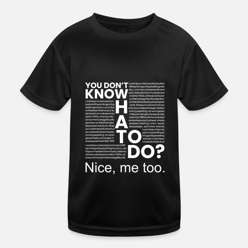 Time to hang out Kids Functional T-Shirt