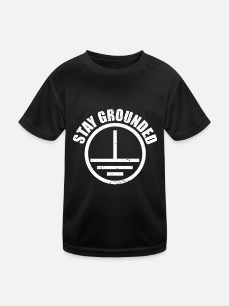 Electrician Pun I Electrical Engineering I Stay - Kinder Funktions-T-Shirt - Schwarz