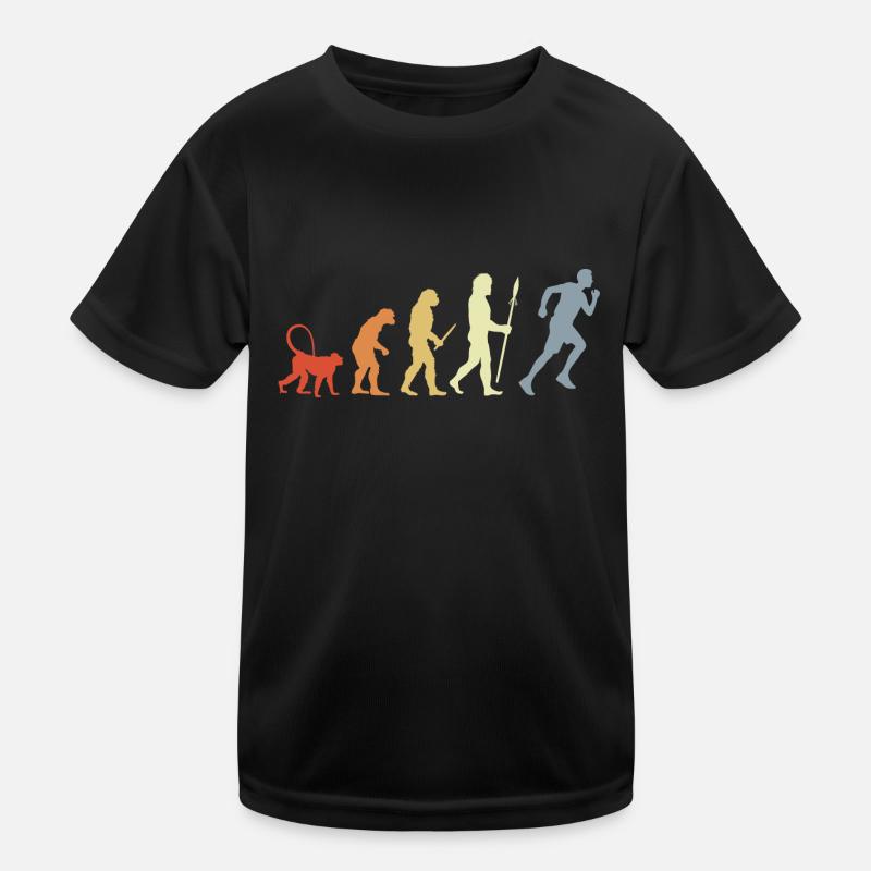 Coureur vintage Evolution T-shirt sport Enfant