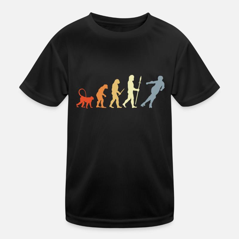 Patins à roulettes vintage Evolution T-shirt sport Enfant