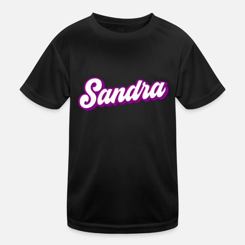Sandra | Farben änderbar Kinder Funktions-T-Shirt