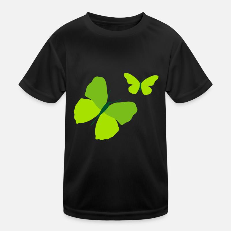 Schmetterling Einzigartiges Geschenk Schmetterling - Kinder Funktions-T-Shirt - Schwarz