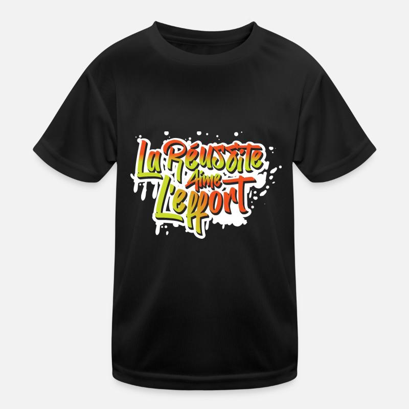 Success loves effort (Tag-b) - NeedyMindSet Kids Functional T-Shirt