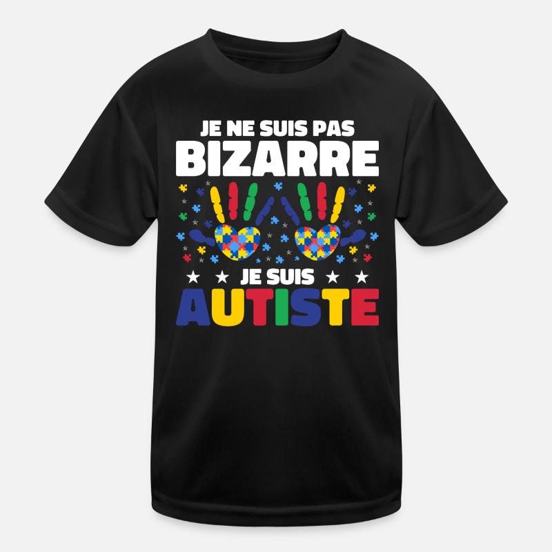 Ich bin nicht seltsam, ich bin Autist Kinder Funktions-T-Shirt