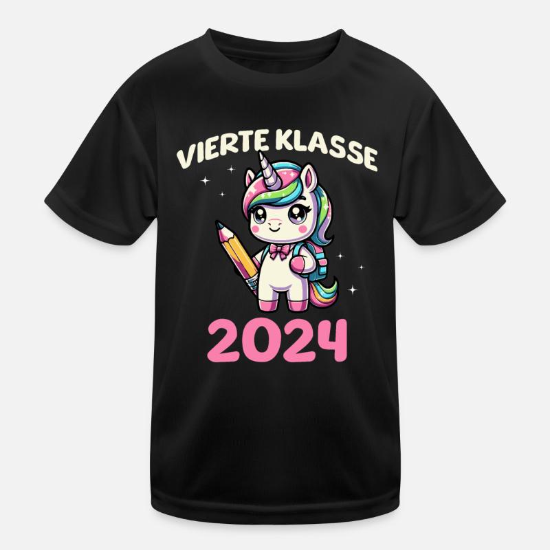 Vierte Klasse 2024 Kinder Funktions-T-Shirt