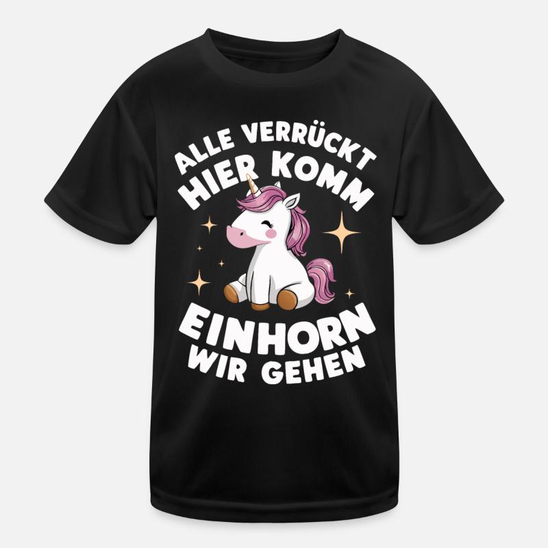 Unicorn Unicorns Mythical Creatures Mystical Kids Functional T-Shirt
