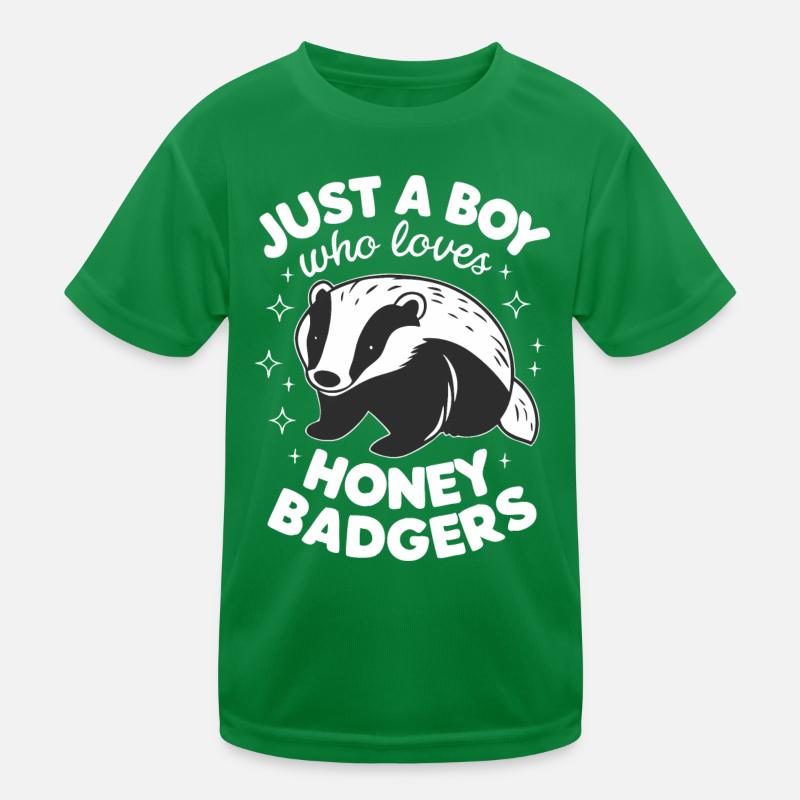 Dachs Honigdachs Tier Kinder Funktions-T-Shirt