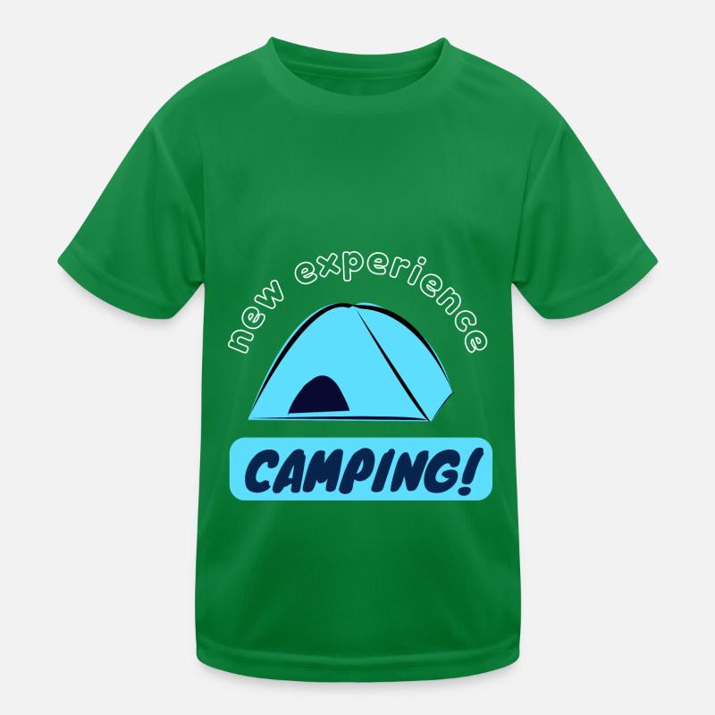 New experience - Camping! Kids Functional T-Shirt