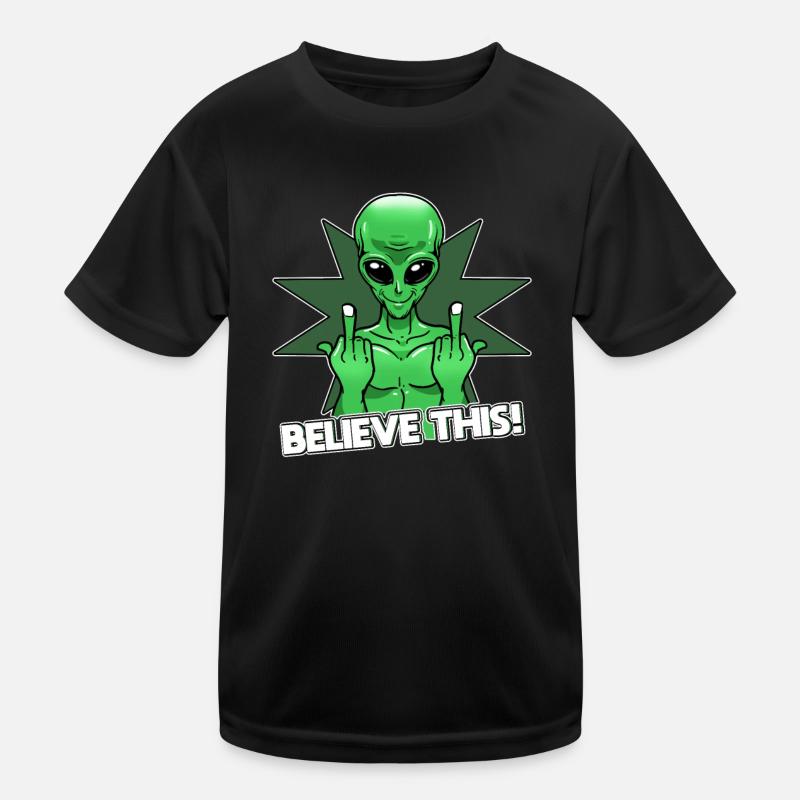 Doigt d’honneur extraterrestre Croyez-le T-shirt sport Enfant
