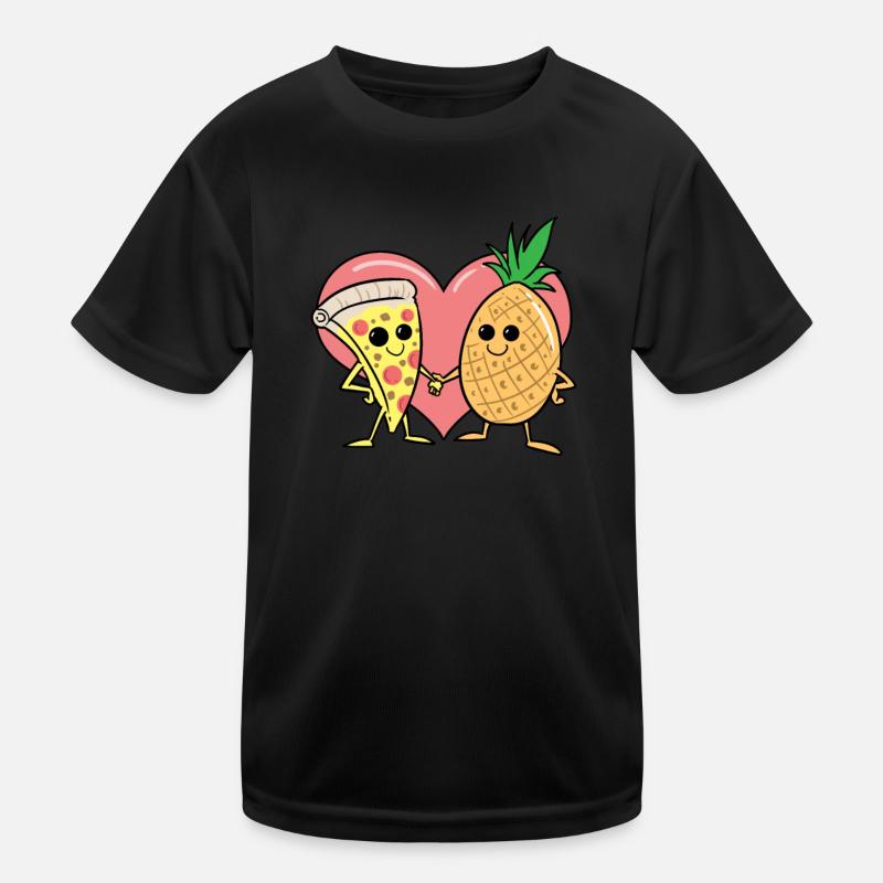 Pizza Pineapple Hawaii Pizza Kids Functional T-Shirt