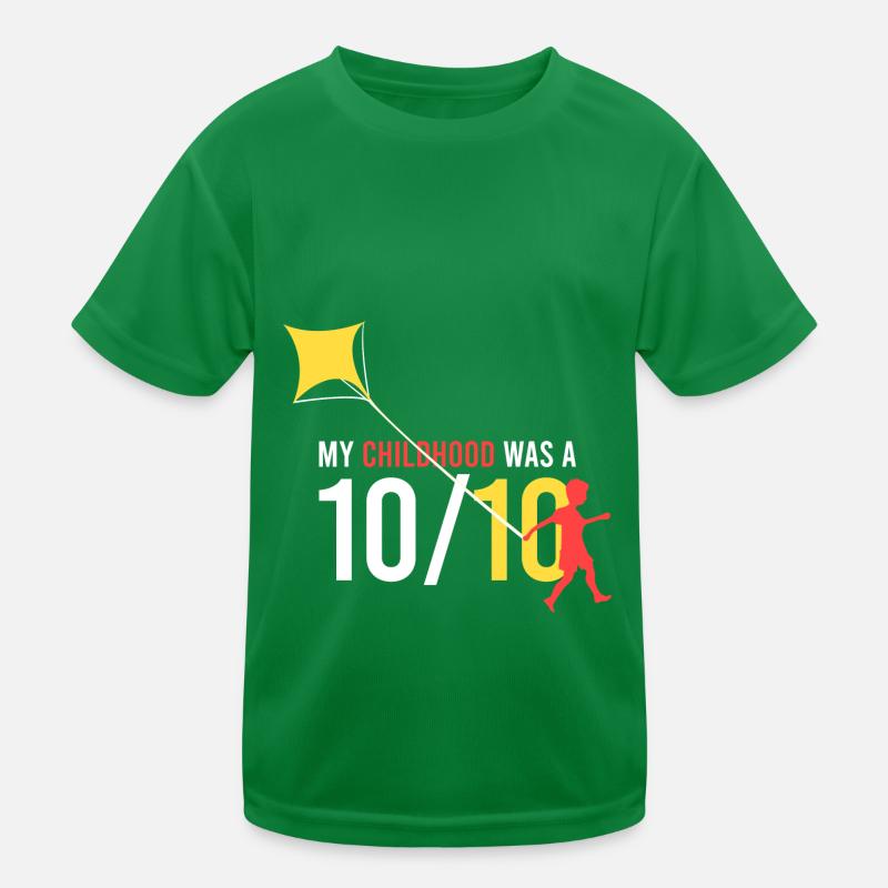 mon enfance était un 10/10 T-shirt sport Enfant